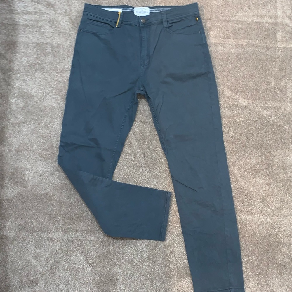 Brakeburn men’s 34 slim fit navy brushed cotton khaki/jeans